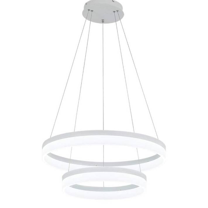 Lustra Led 126W Willy 2 Segmente Telecomanda Lighting Fixtures