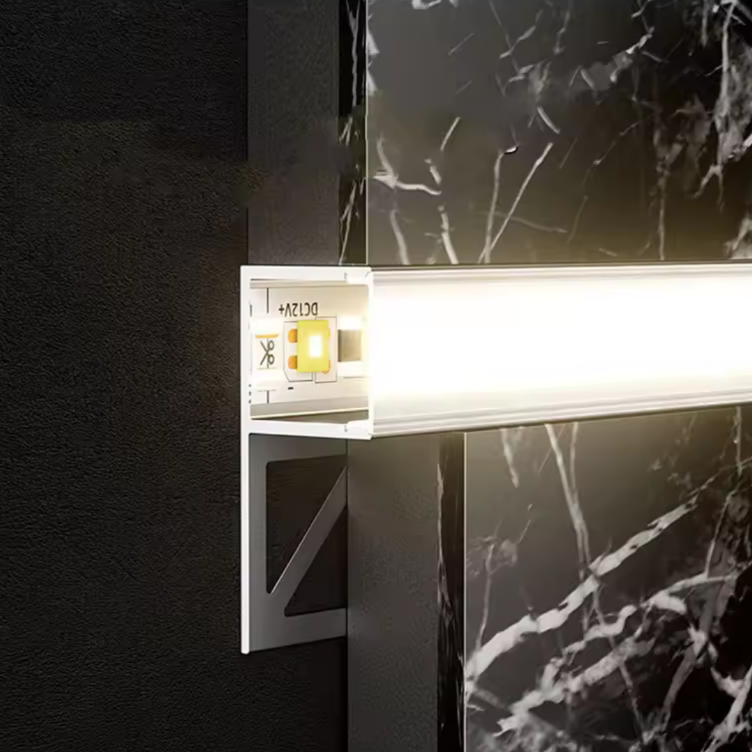 Profil LED 2 METRI de Capat Incastrat Sub Tencuiala LED Strips