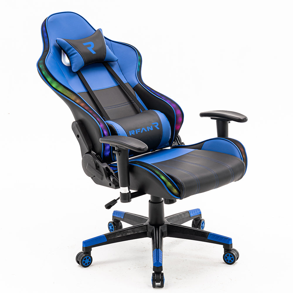 Scaun De Gaming Premium Immersion Chairs Blue Boc-778