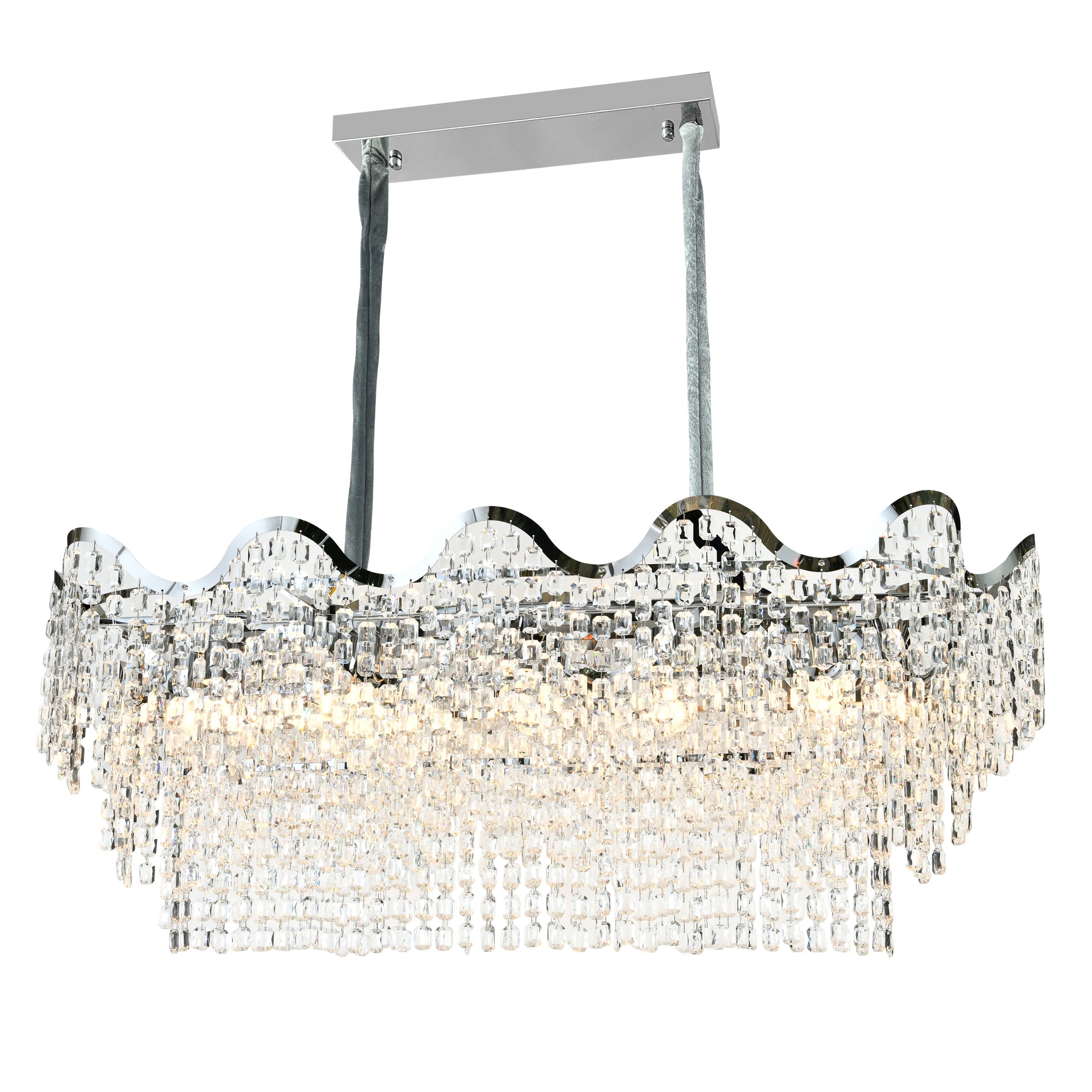 Candelabru Gigant VLORA Silver 110x42CM