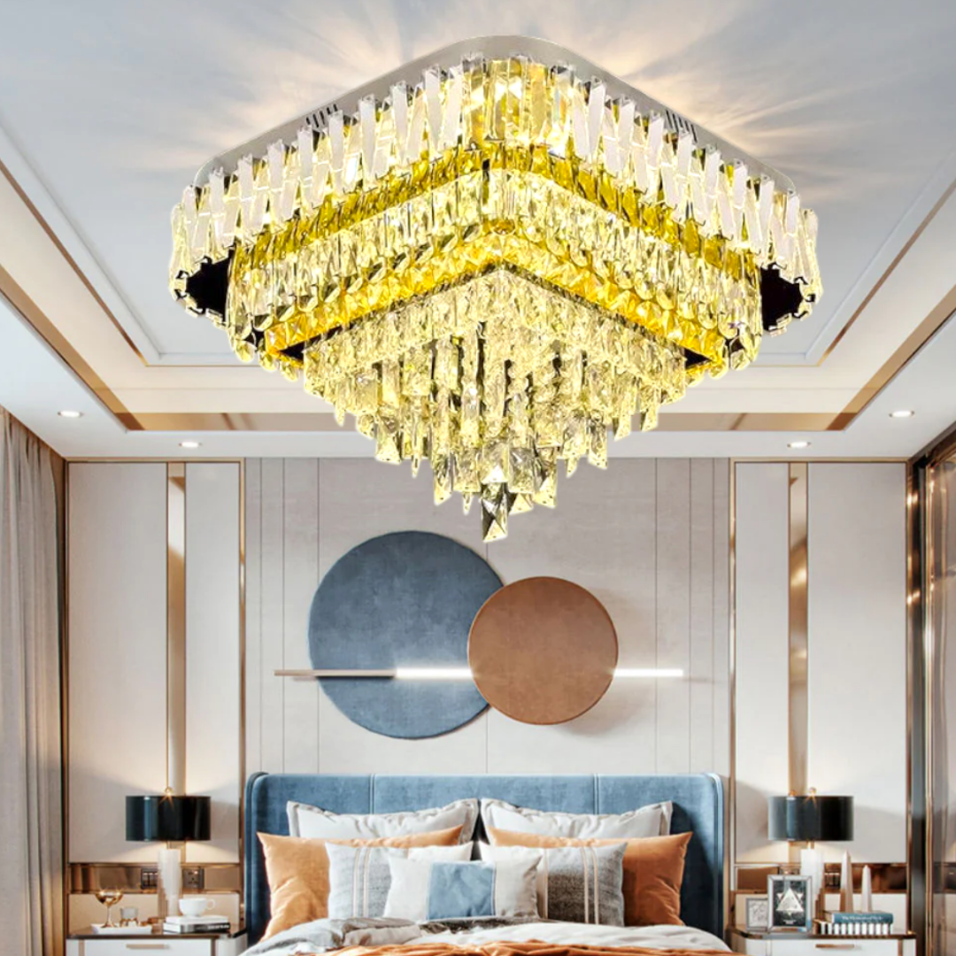 Lustra LED Aplicata Infinite Elegance Telecomanda Chandeliers