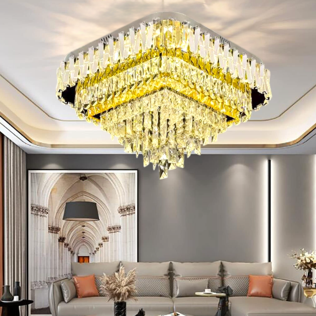 Lustra LED Aplicata Infinite Elegance Telecomanda Chandeliers