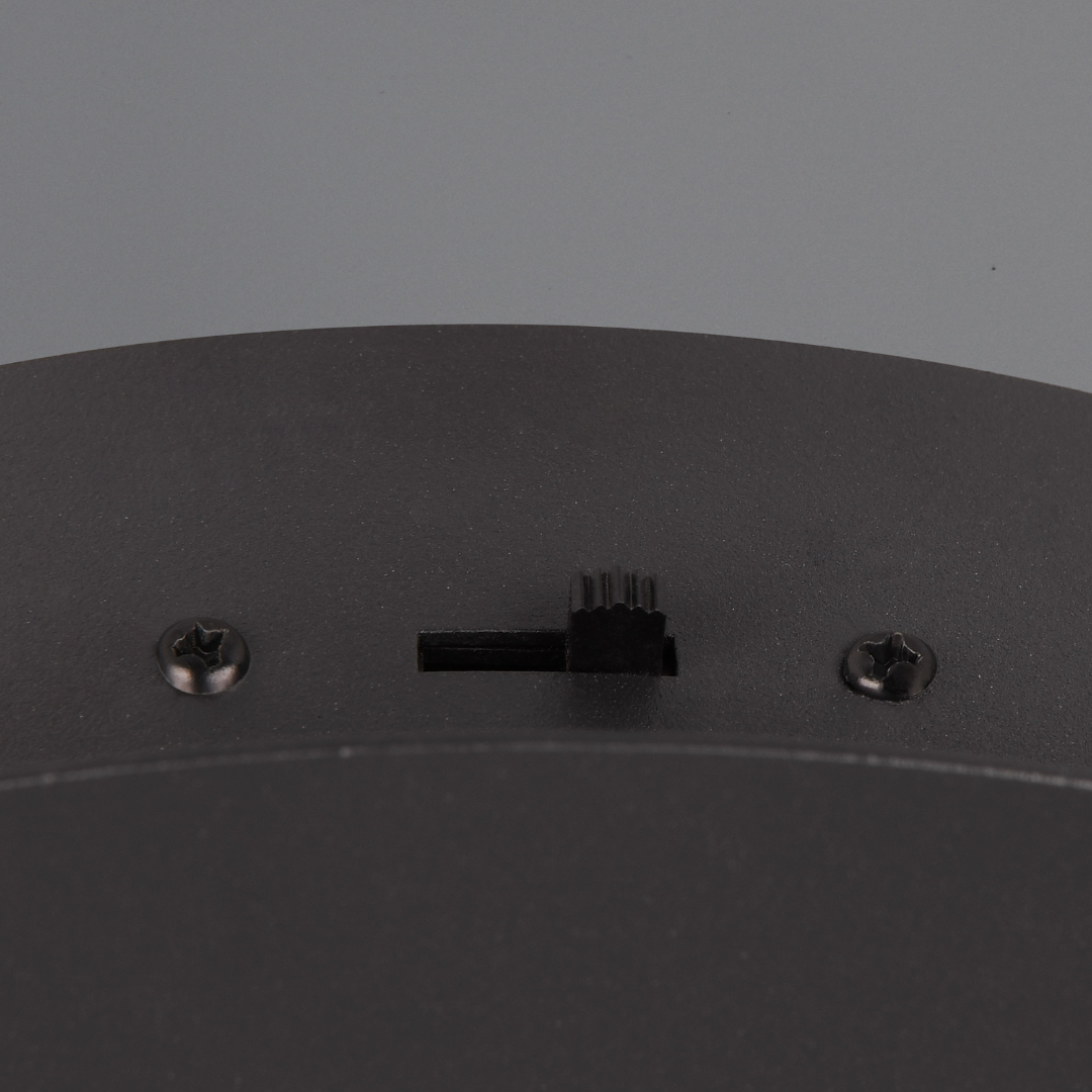 Lustra LED Aplicata NALA CIRCLE DESIGN / NEAGRA / 72CM CEILING LIGHT