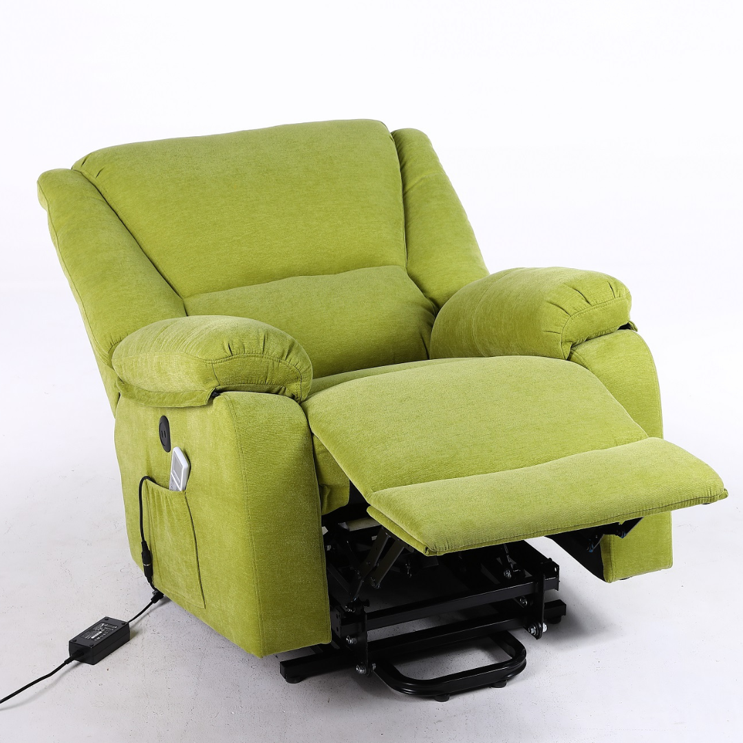Fotoliu cu Masaj și Încălzire Recliner Electric Verde FOTOLIU CU MASAJ/RECLINER/INCALZIRE / VERDE Chairs