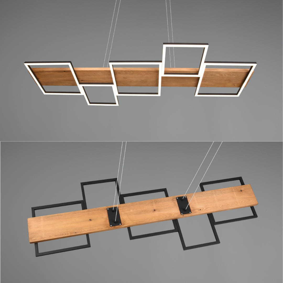 Lustra LED Suspendata WOOD HARPER LEMN / SUSPENDATE Lighting Fixtures