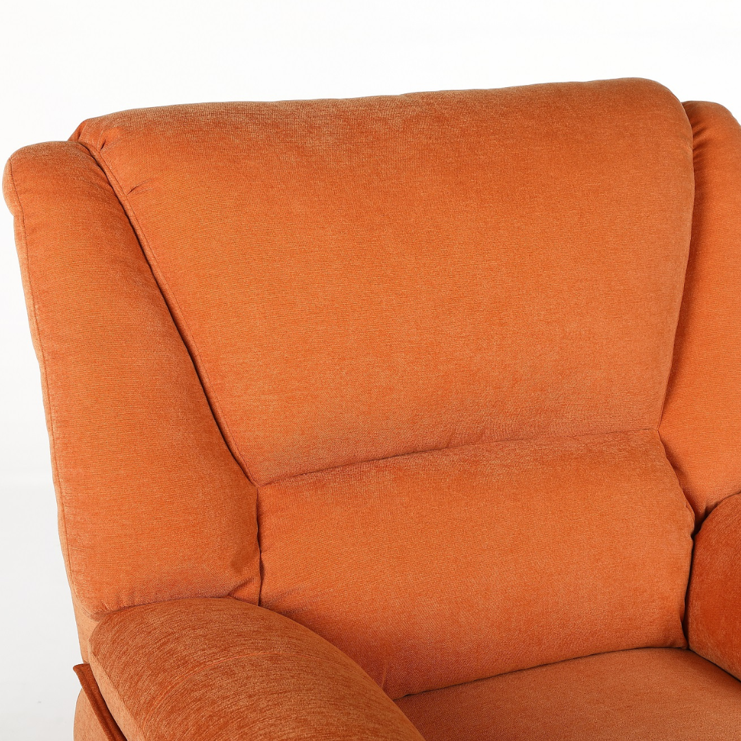 Fotoliu cu Masaj și Încălzire Recliner Electric Portocaliu FOTOLIU CU MASAJ/RECLINER/INCALZIRE / Portocaliu Chairs