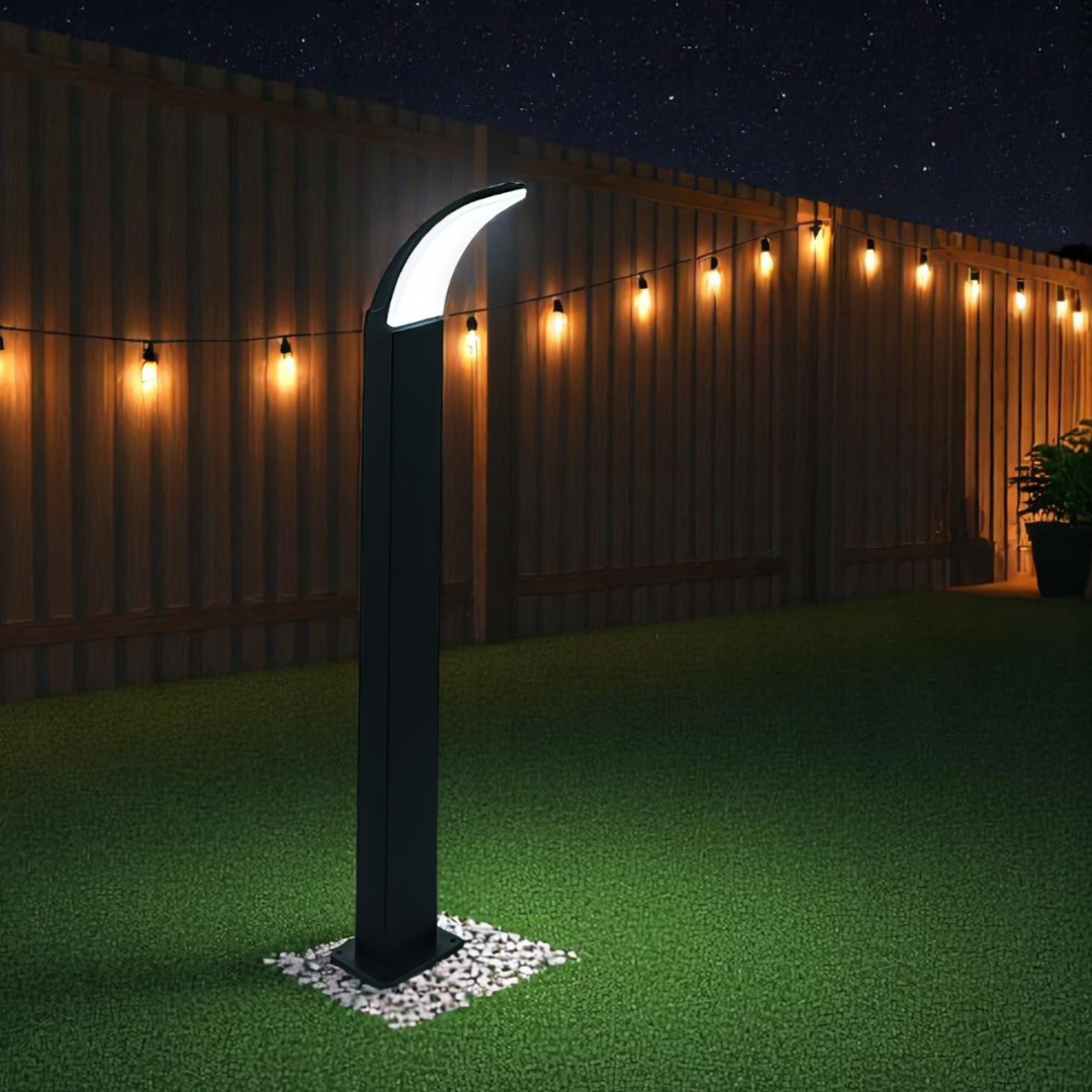 Stalp LED Black Exterior 11.5W IP44 98152 NEAGRA / STALP ORNAMENTAL / ALB CALD EXTERIOR LAMP
