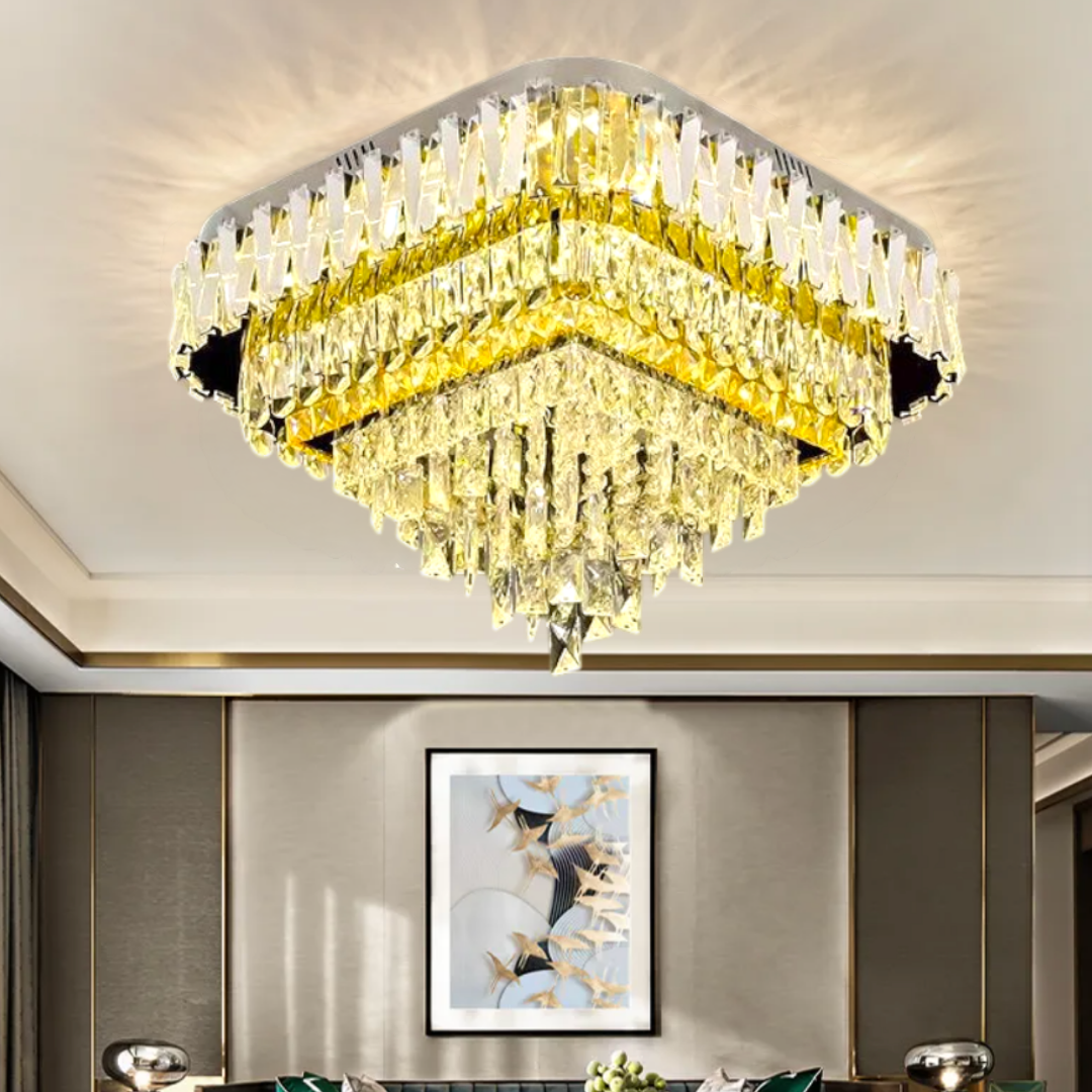 Lustra LED Aplicata Infinite Elegance Telecomanda Chandeliers