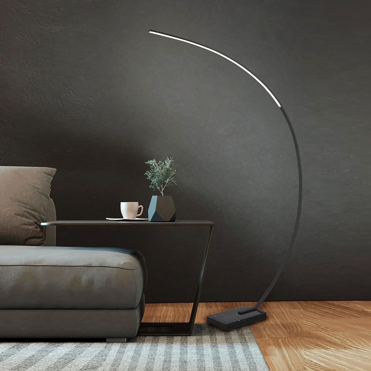 Lampadar LED PREMIUM 180cm BANGKOK Black floorlamp