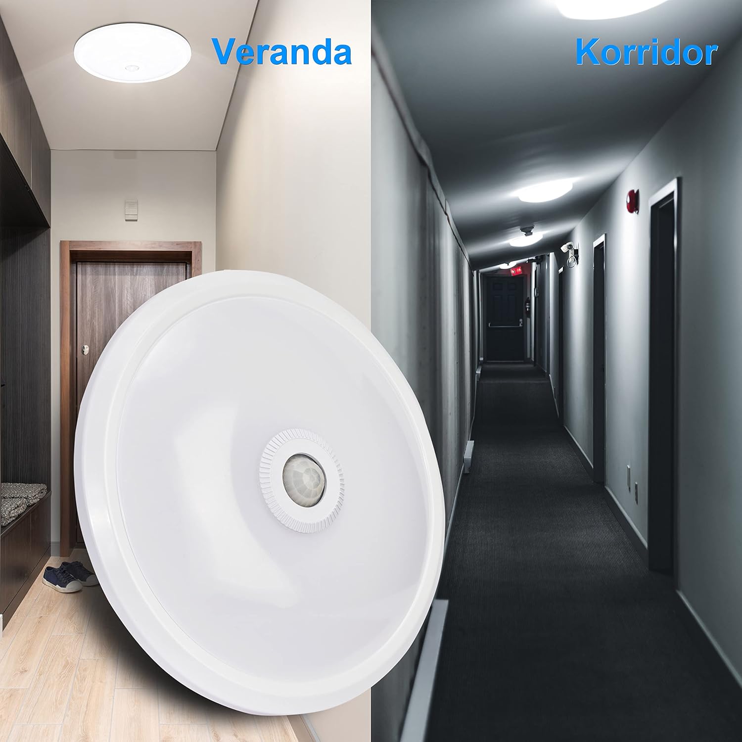 Plafoniera Led 12W Senzor Miscare Echivalent 75W Sensor Ceiling Light