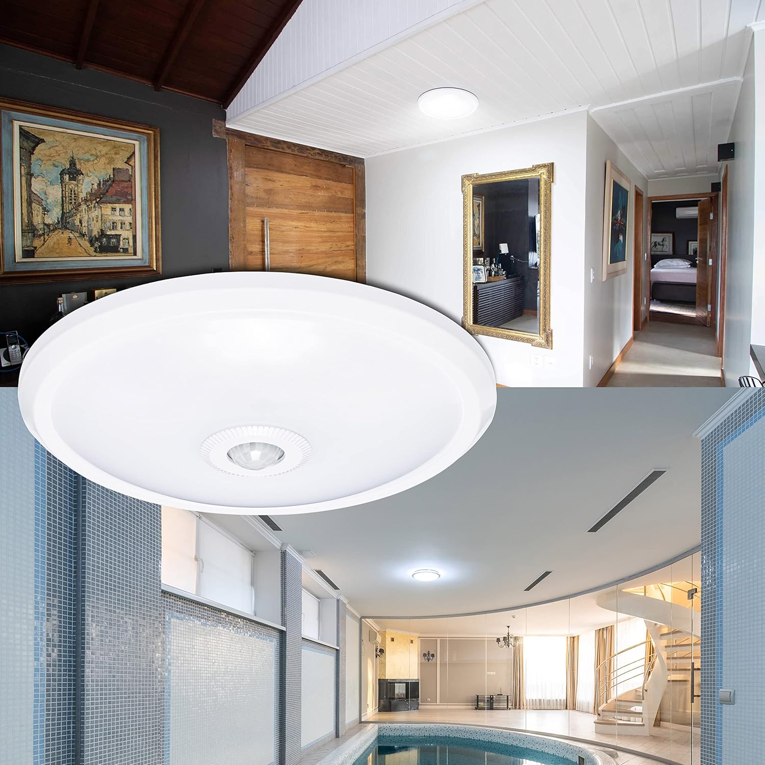 Plafoniera Led 18W Senzor Miscare Echivalent 120W Led Ceiling Light With Sensor