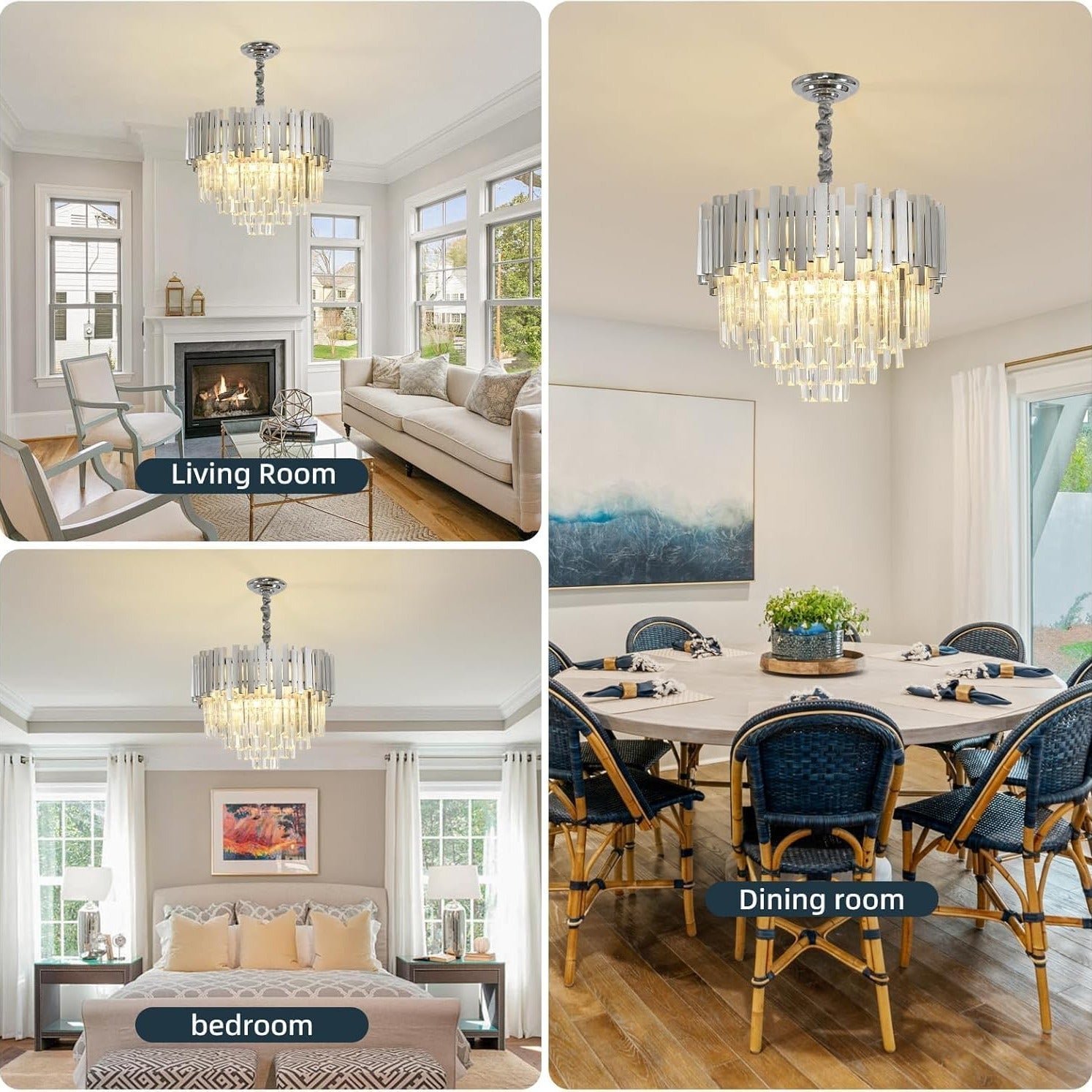 Candelabru Cristal Silver MAXI