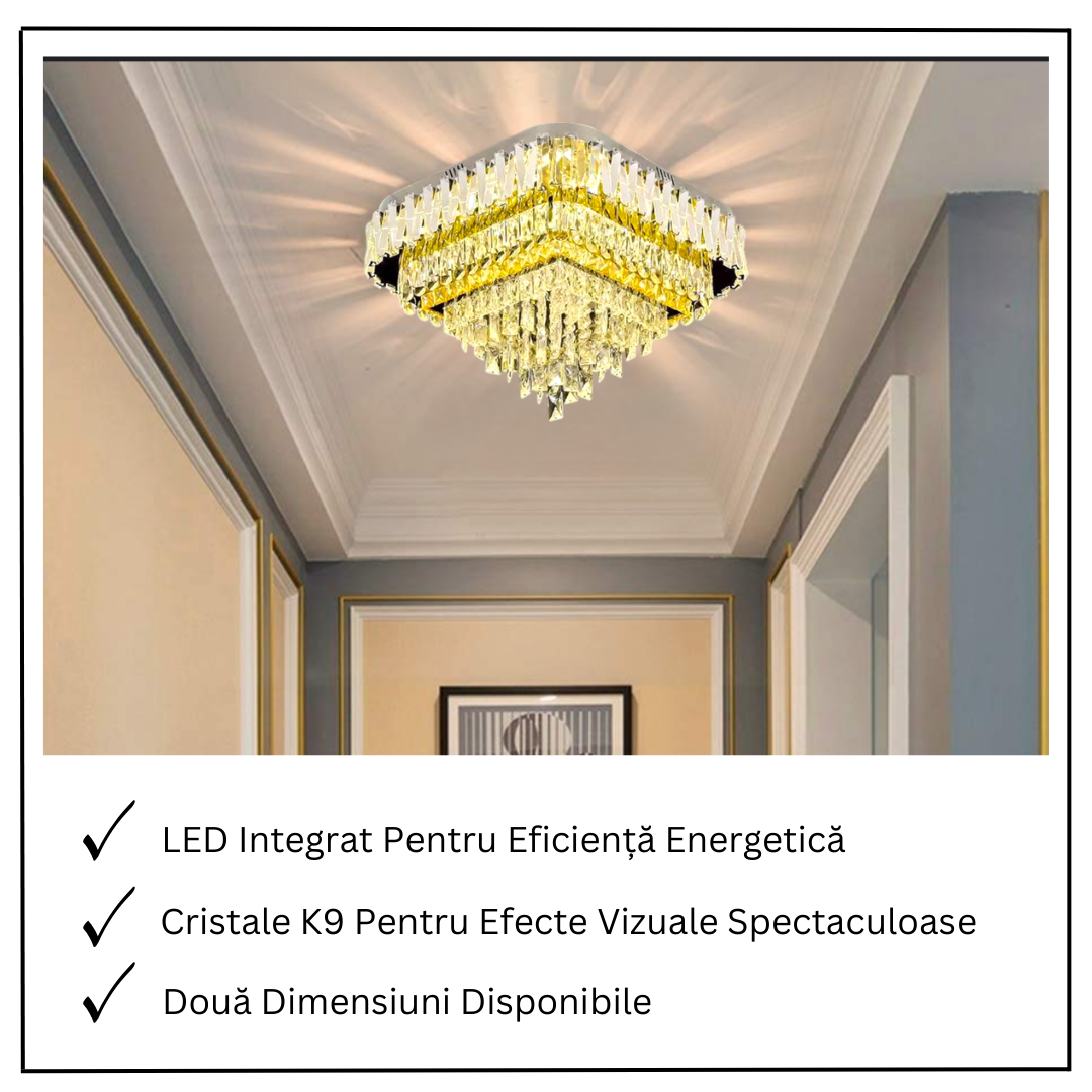 Lustra LED Aplicata Infinite Elegance Telecomanda Chandeliers