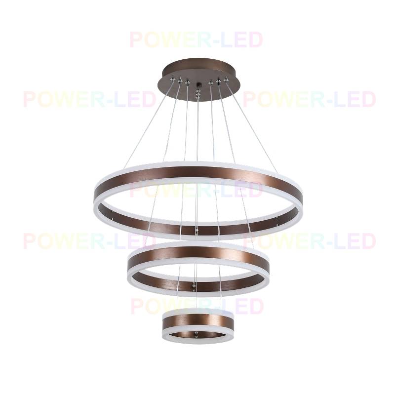 Lustra Led 308W King Wenge 3 Segmente Telecomanda Lighting Fixtures