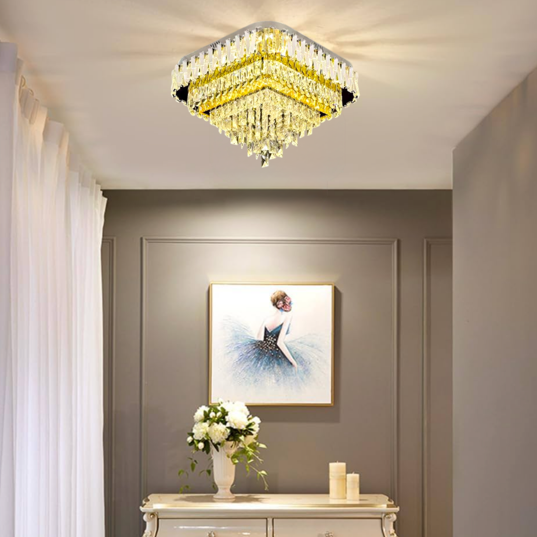 Lustra LED Aplicata Infinite Elegance Telecomanda Chandeliers