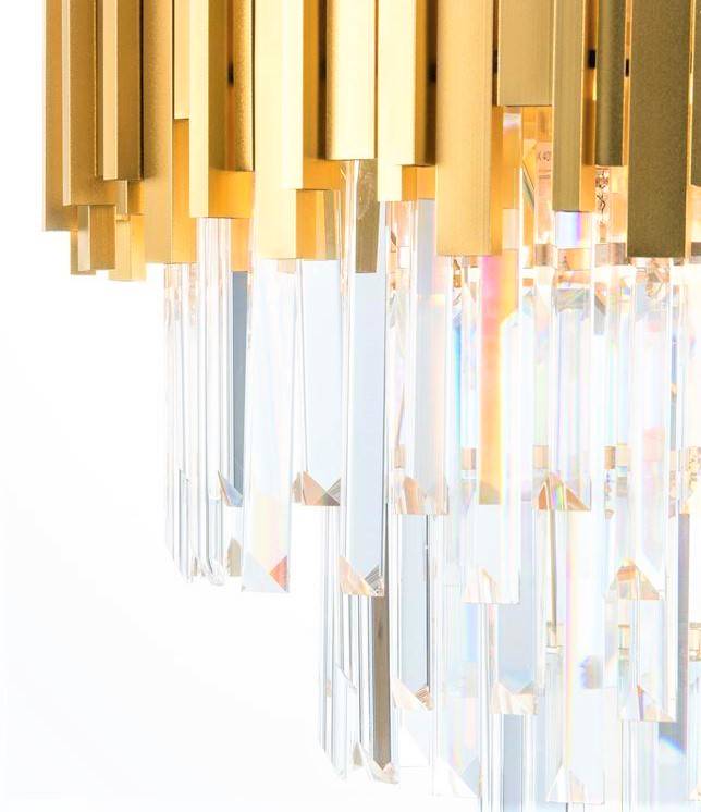 Candelabru Cristal Golden Maxi 720Mm Chandeliers Crystal