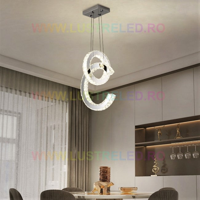 Lustra Led 50W Cristal Codex Telecomanda Lighting Fixtures