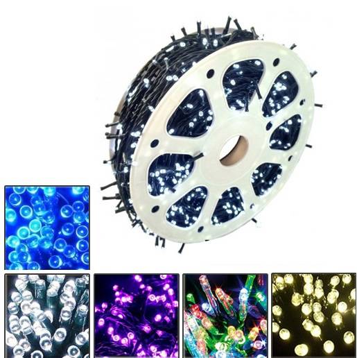 Instalatie Led Rola 100M Diverse Culori Christmas Light