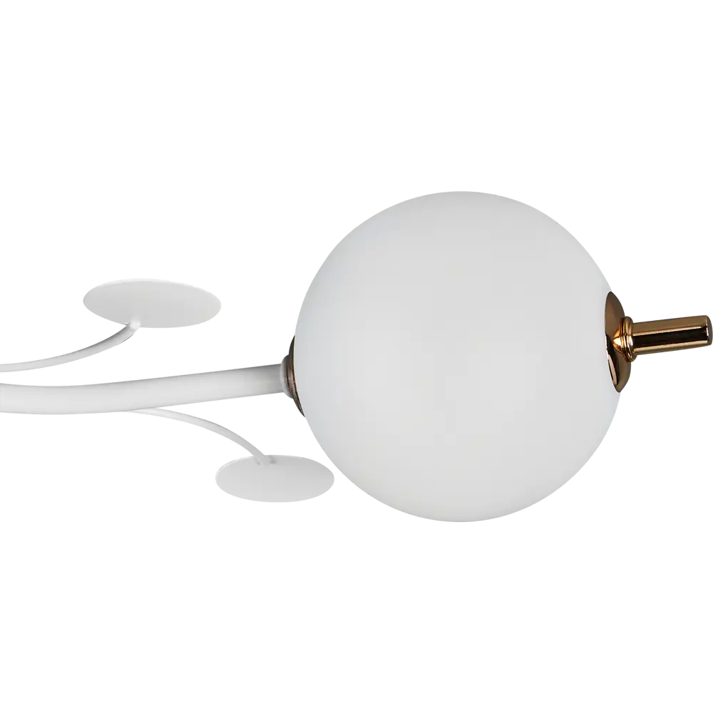 Lustra LED PROP 5+1 WHITE Echivalent 500W