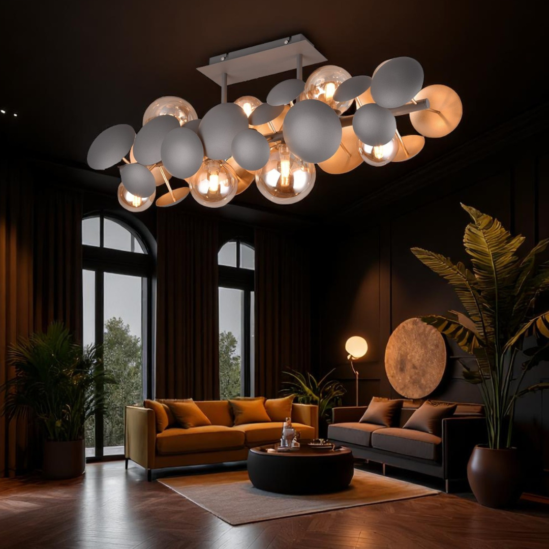 Lustra Abajur 8xG9 BUBBLE AURIE / ABAJUR Chandeliers