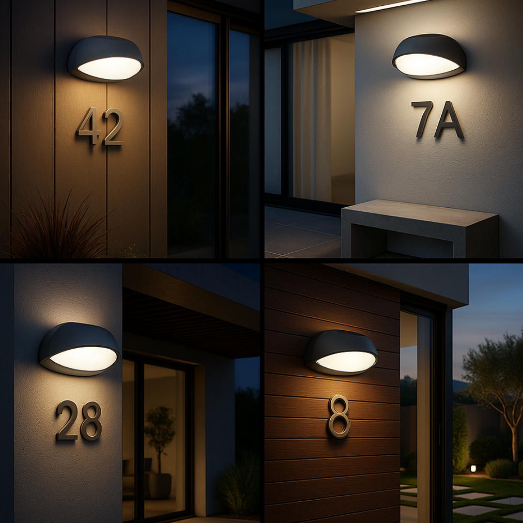 Aplica LED Exterior PIRUS BR-BG40-00502 APLICA PERETE / ARGINTIE Lighting Fixtures