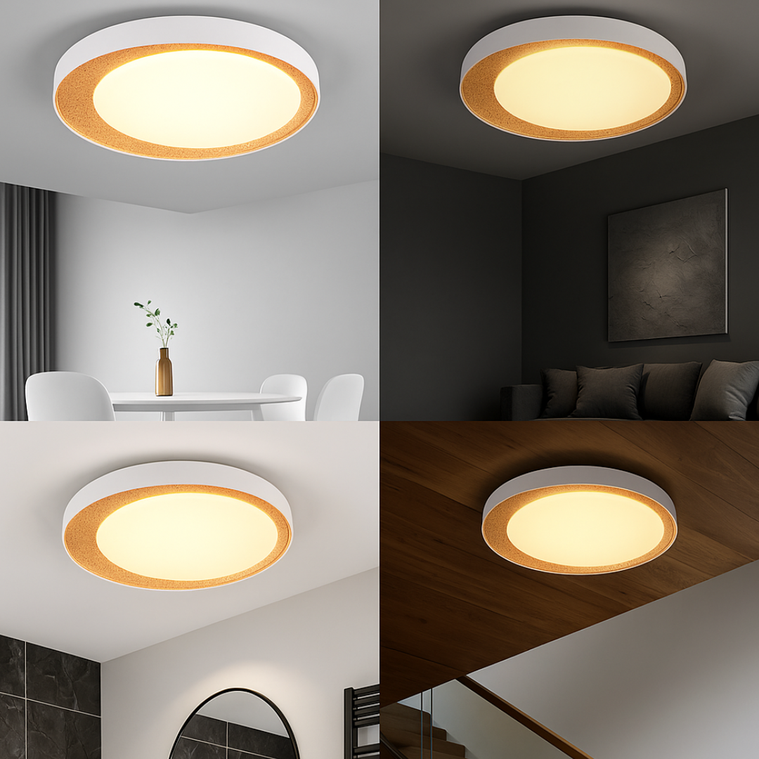 Lustra LED ALETA Gold CIRCLE DESIGN / AURIE / 45CM CEILING LIGHT