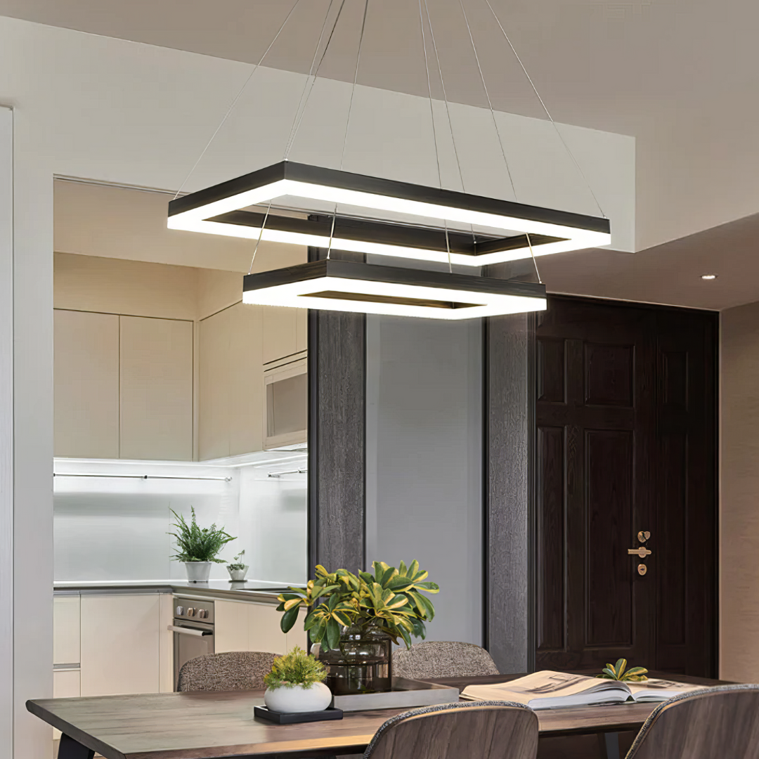 Lustra LED Suspendata Black GlowFix NEAGRA / SUSPENDATE / 120CM Lighting Fixtures