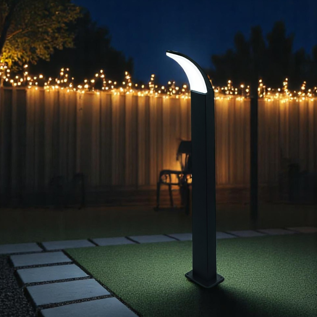 Stalp LED Black Exterior 11.5W IP44 98152 NEAGRA / STALP ORNAMENTAL / ALB CALD EXTERIOR LAMP