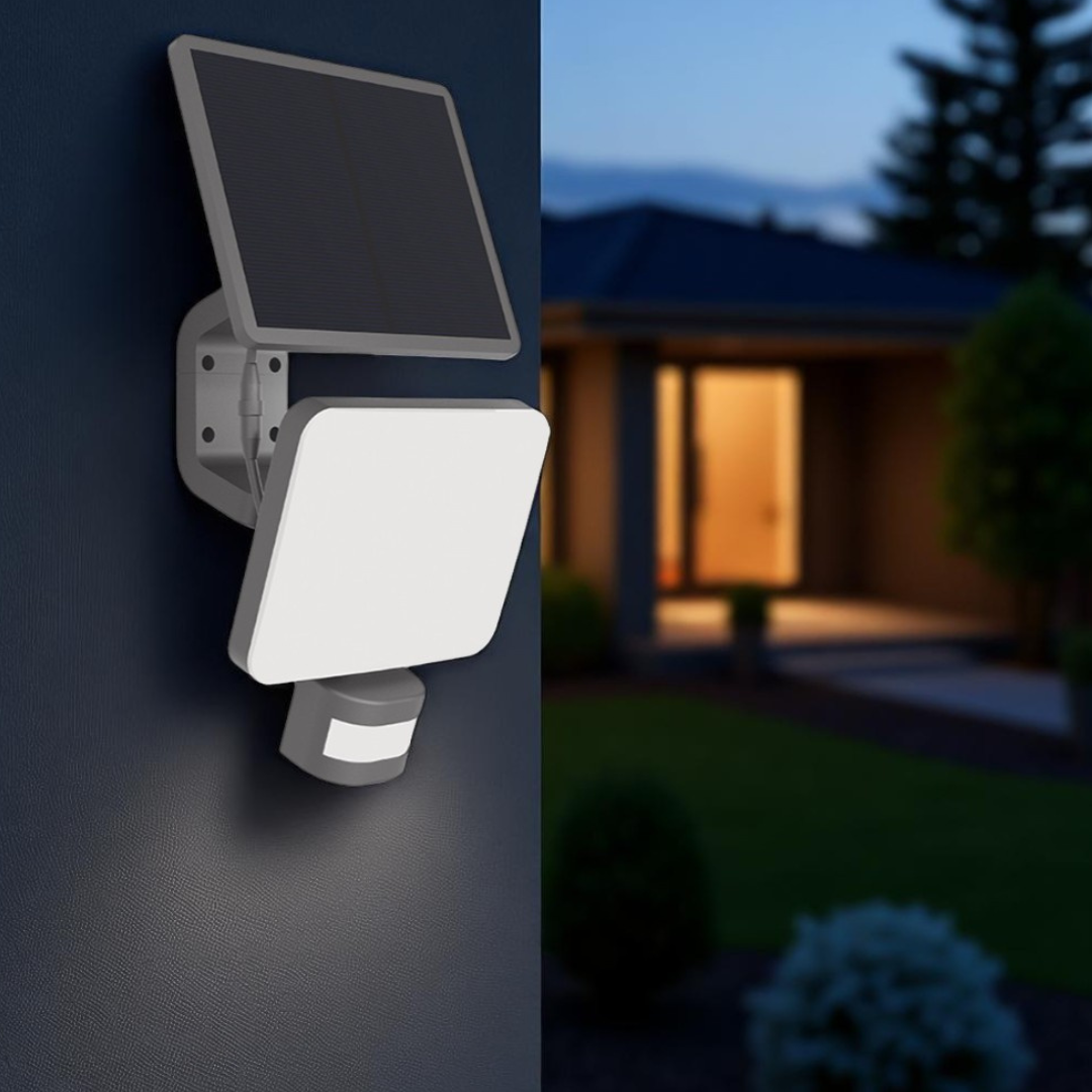 Aplica LED Exterior cu Panou Solar si Senzor APLICA SOLARA / ALBA Wall Light Fixtures