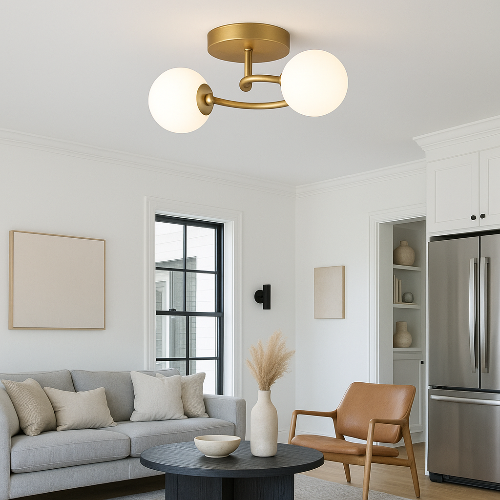 Lustra Abajur 2xE27 Gold Elegance AURIE / ABAJUR Chandeliers