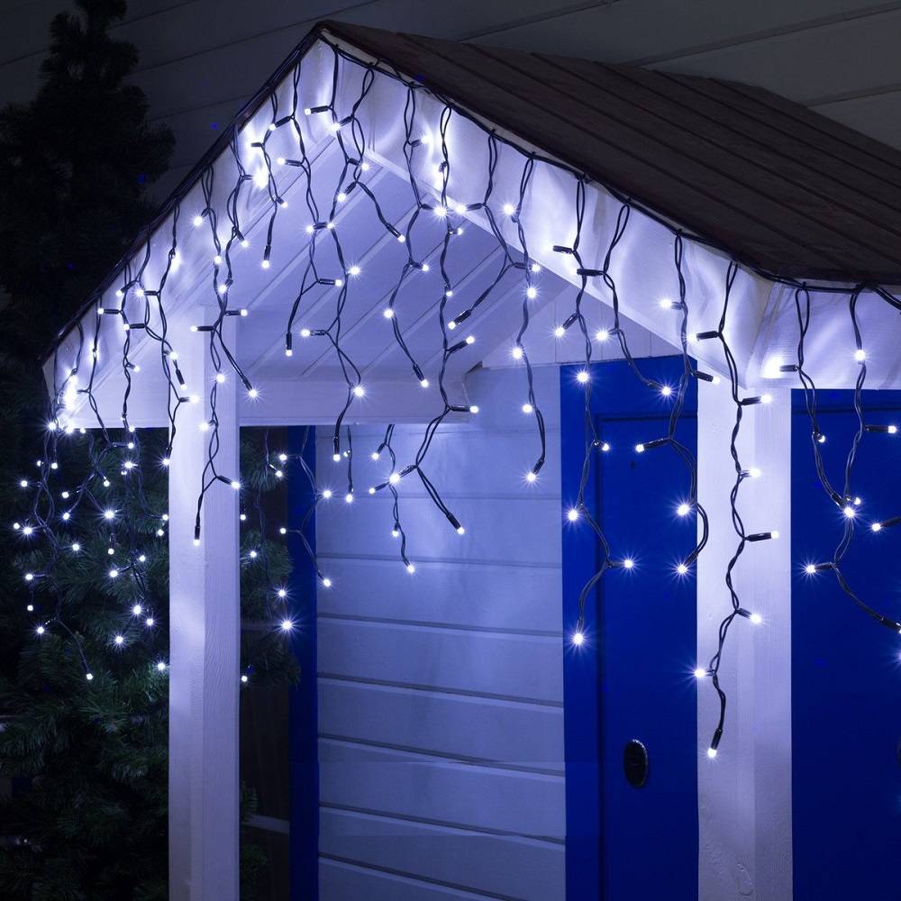 Instalatie Led Perdea Turturi 120 Led-Uri Hexagon 4X0.6M Fir Negru Diverse Culori - Pl8032