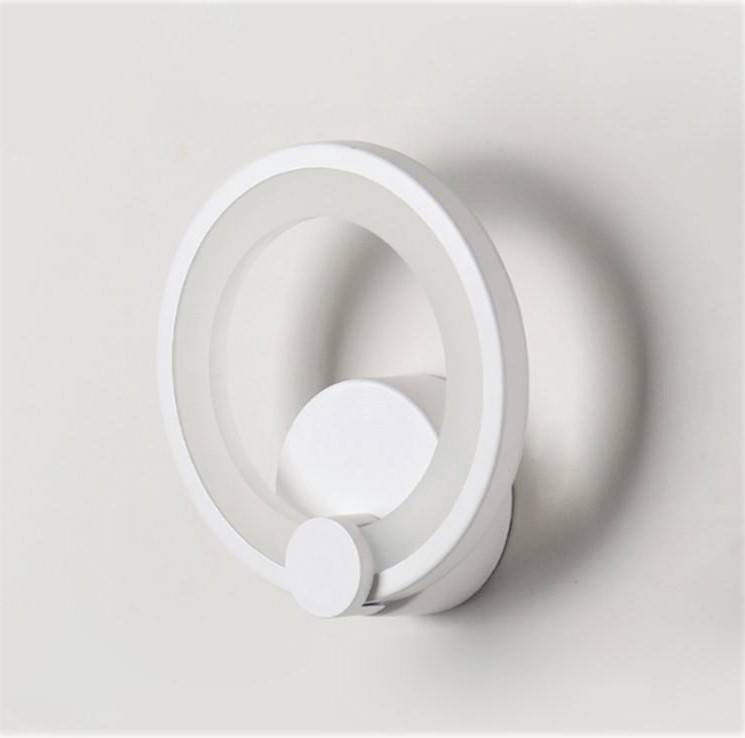 Aplica Led 13W Round Alba Cu 3 Lumini Echivalent 120W Wall Light Fixtures