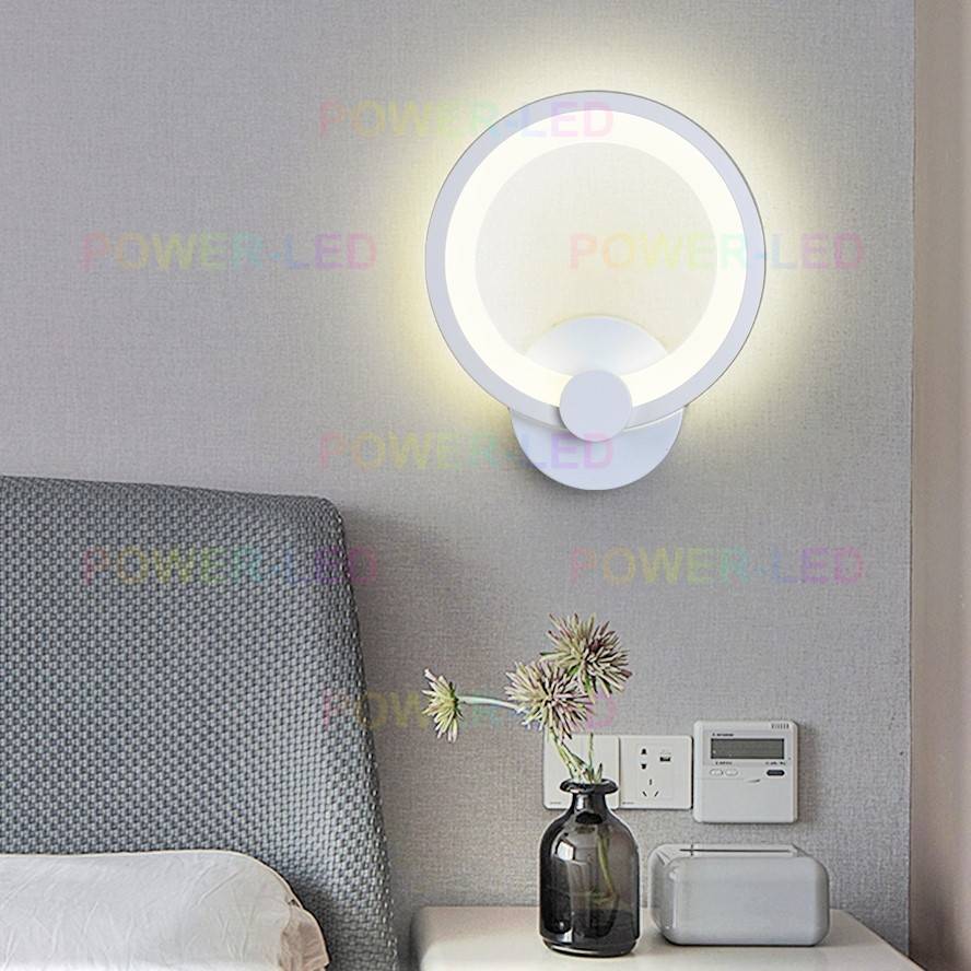 Aplica Led 16W Round Alba 3 Functii Echivalent 150W Wall Light Fixtures