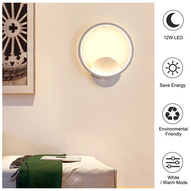 Aplica Led 28W Round Alba Slim 3 Functii Wall Light Fixtures