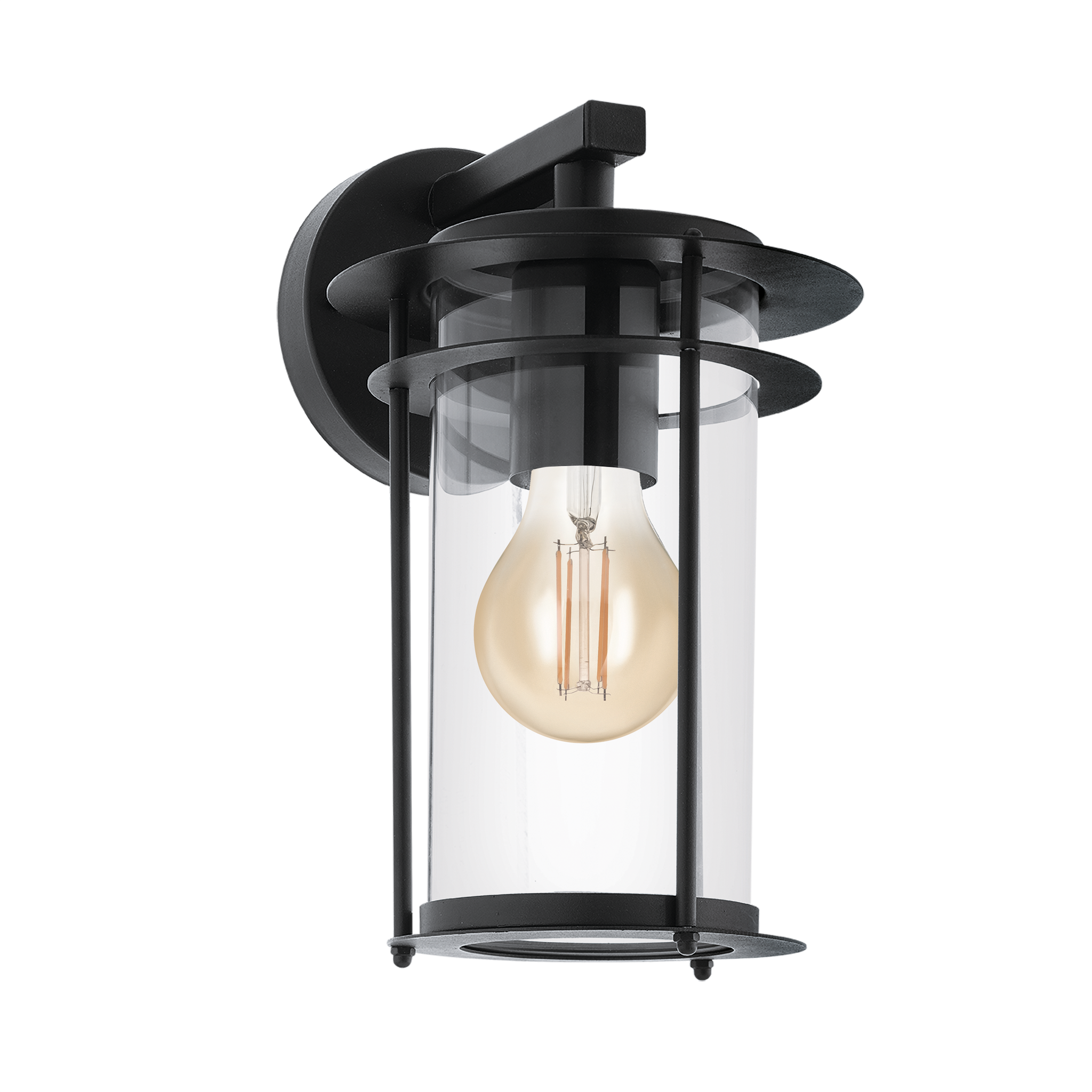 Aplica Exterior Tip Felinar VALDEO Black Eglo NEAGRA / APLICA PERETE Wall Light Fixtures