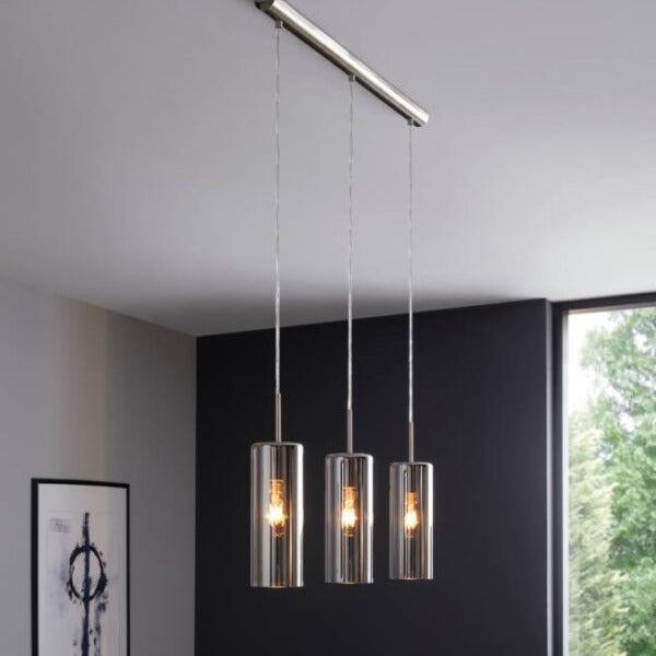 Lustra Suspendata SELVINO Silver 110CM ARGINTIE / SUSPENDATE / 110CM Chandeliers