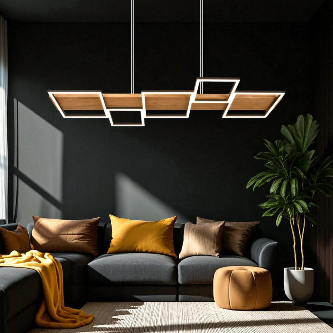 Lustra LED Suspendata WOOD HARPER LEMN / SUSPENDATE Lighting Fixtures