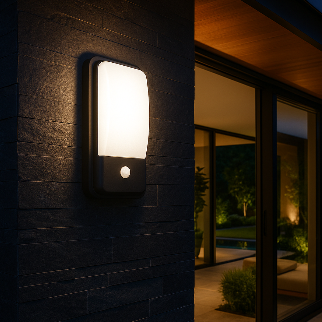 Aplica LED Exterior 20W cu Senzor BG38-00402 APLICA PERETE / NEAGRA Lighting Fixtures