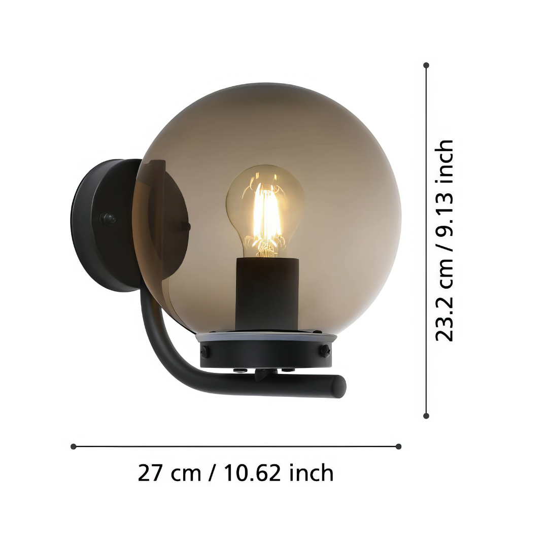 Aplica TAVERNA 1xE27 IP44 99586 APLICA PERETE / NEAGRA Lighting Fixtures
