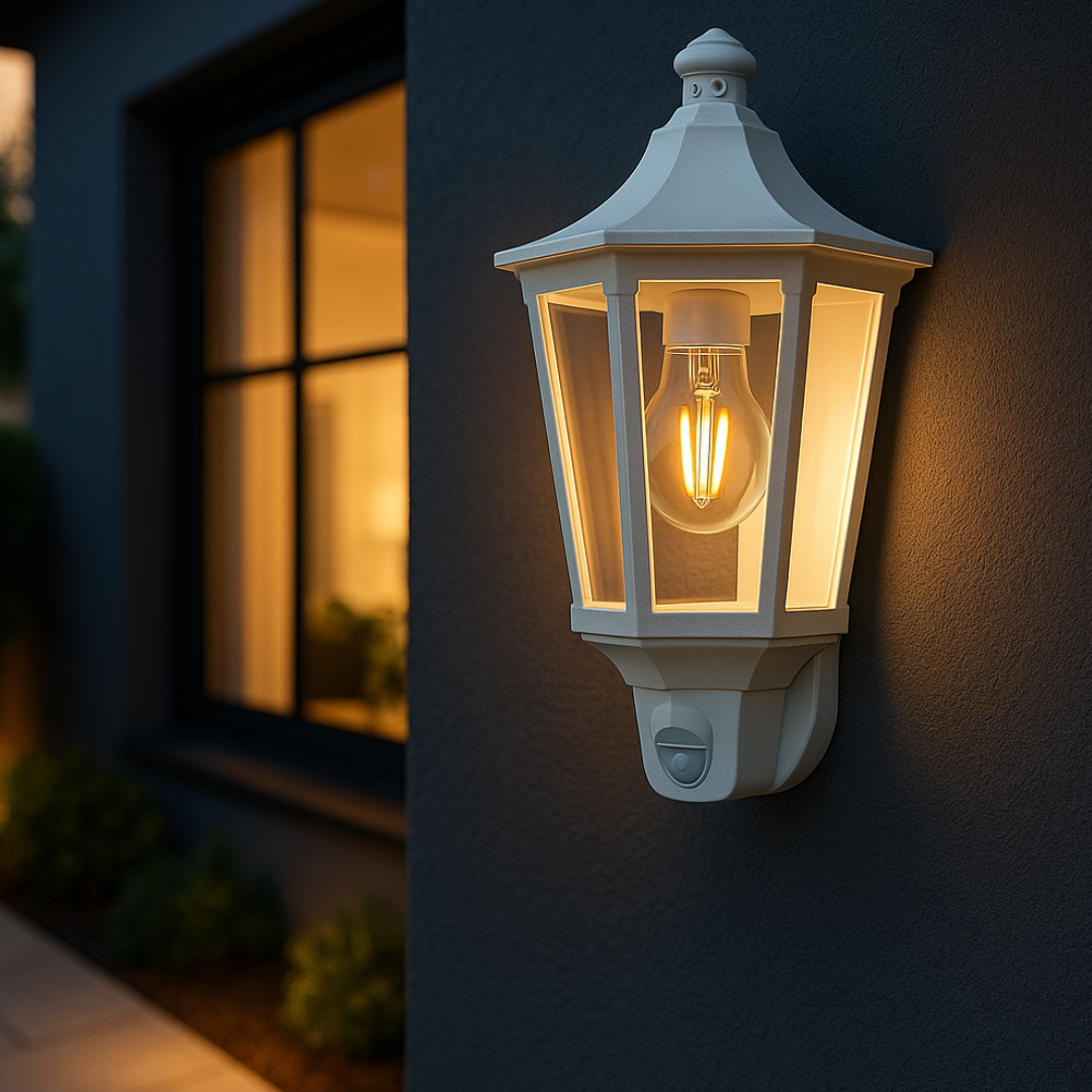 Felinar Exterior cu Senzor DUBLIN ALBA Wall Light Fixtures