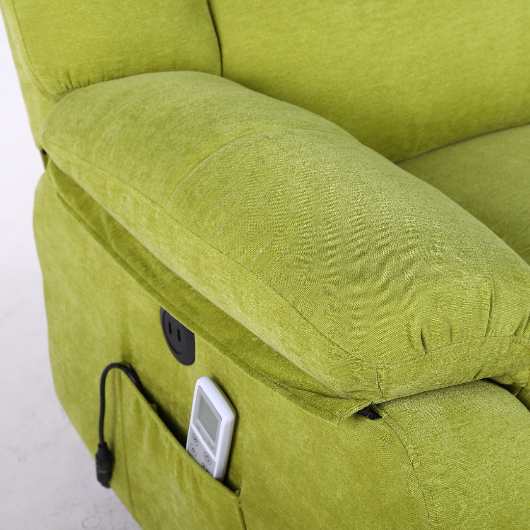 Fotoliu cu Masaj și Încălzire Recliner Electric Verde FOTOLIU CU MASAJ/RECLINER/INCALZIRE / VERDE Chairs