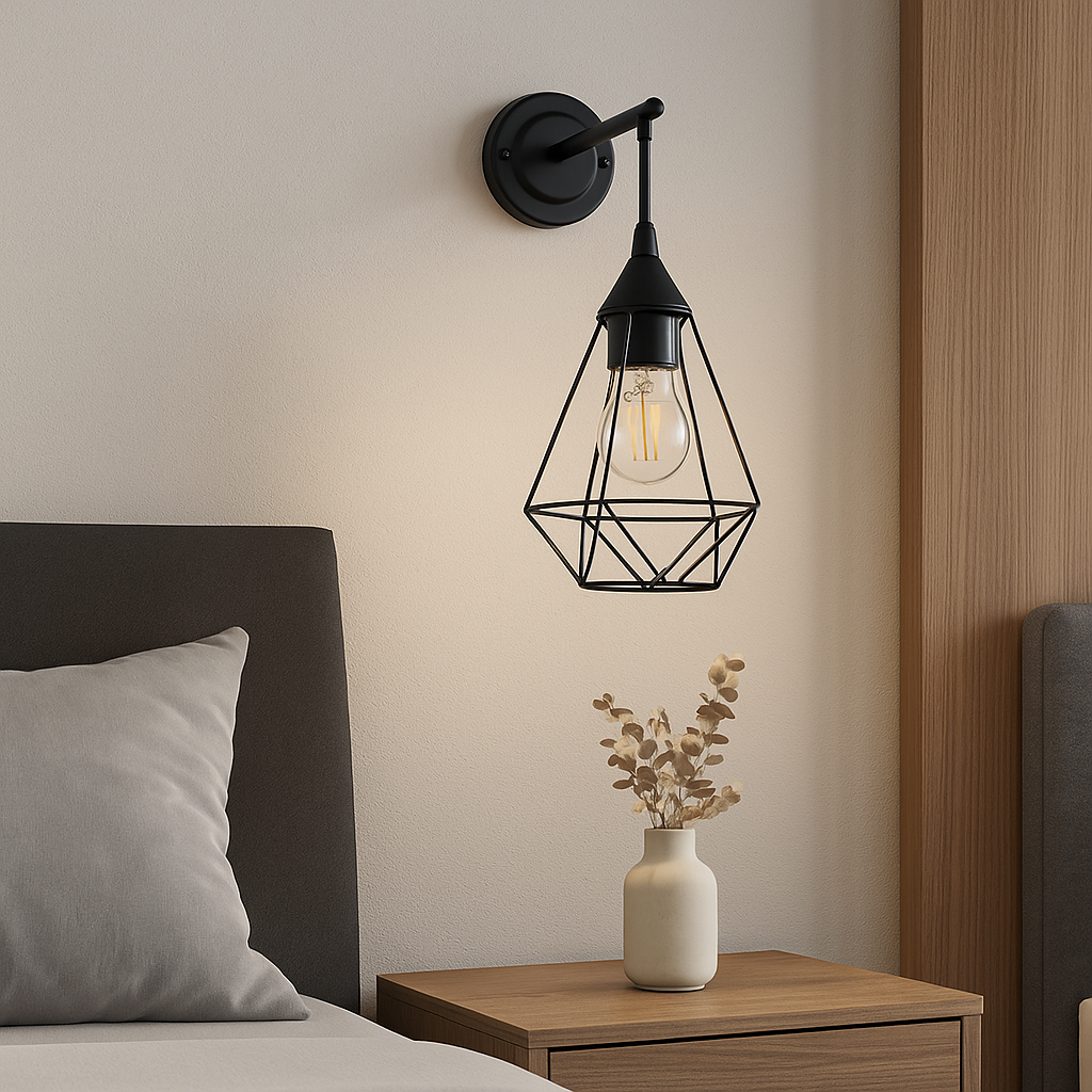 Aplica 1xE27 TARBES EGLO 49081 APLICA PERETE / NEAGRA Wall Light Fixtures