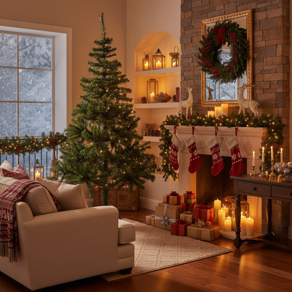 Brad Artificial de Craciun 210cm Suport Metalic - CA-9