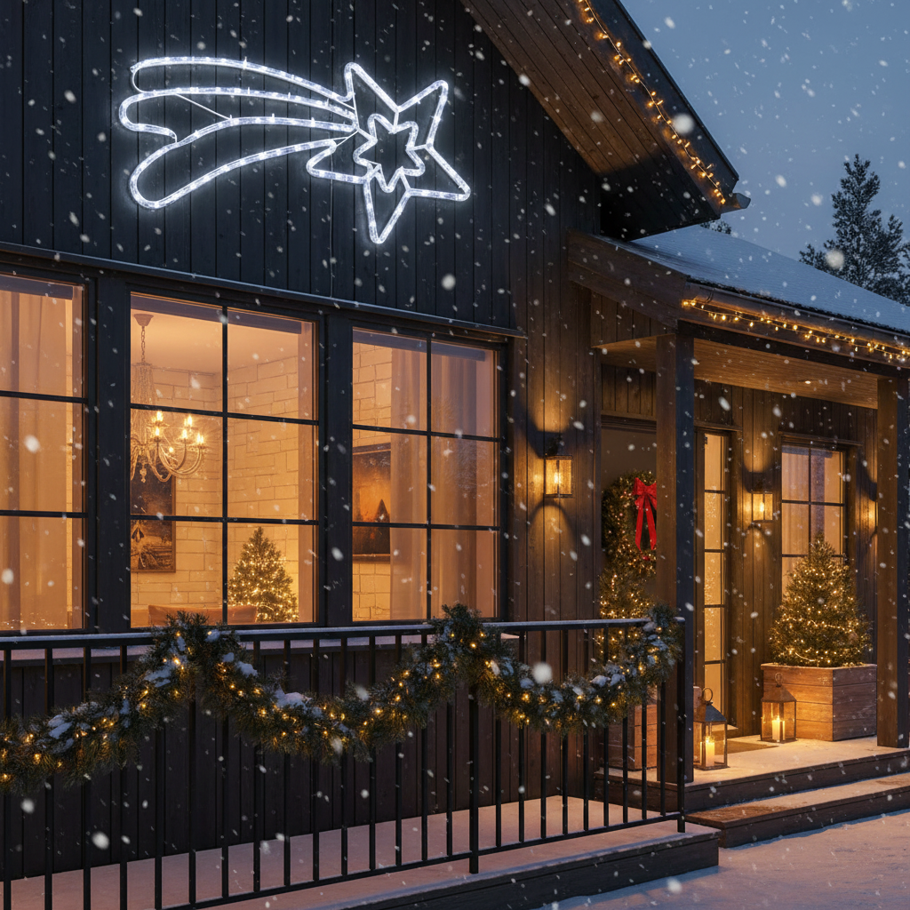 Cometa Decorativa LED Starfell 20W 75x35cm IP44