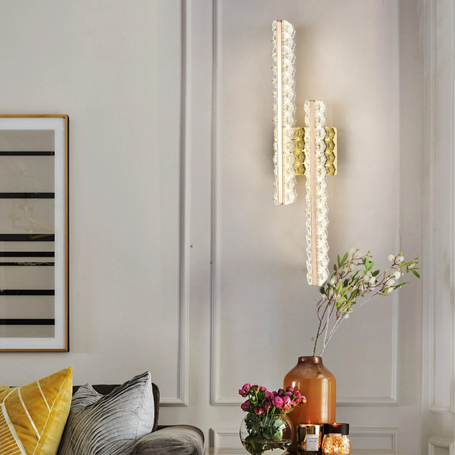 Aplica LED MELIS Cristal Lines AURIE / CRISTAL / APLICA PERETE Wall Light Fixtures