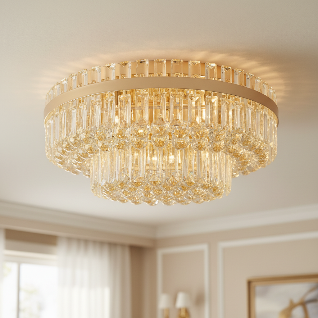 Candelabru Cristal Aplicat Luminaris Regal 60CM