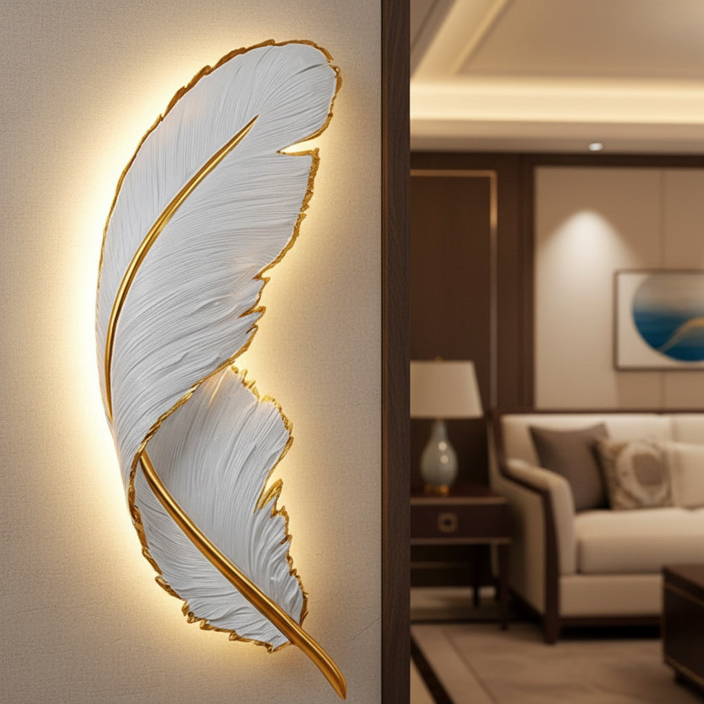 Aplica LED Luxury Feather Supreme Design 25W 63CM