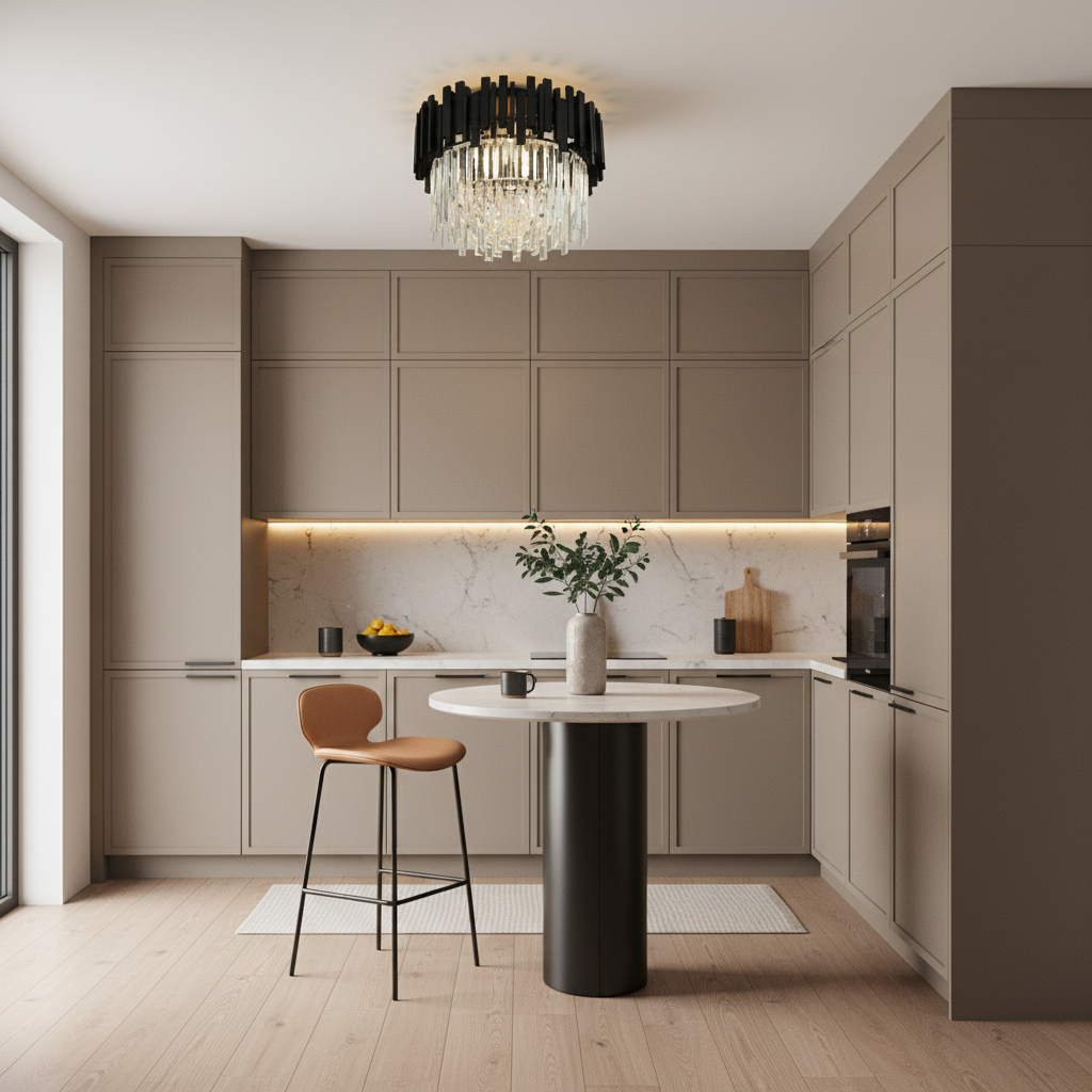 Candelabru Cristal Aplicat Black Widow Luxury 30CM