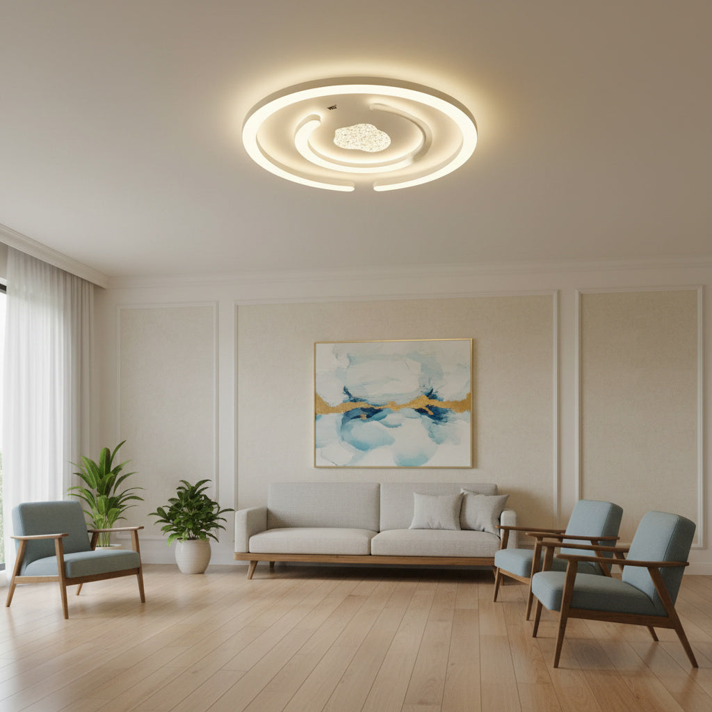 Lustra LED Mavon Minimalist Telecomanda Echivalent 400W