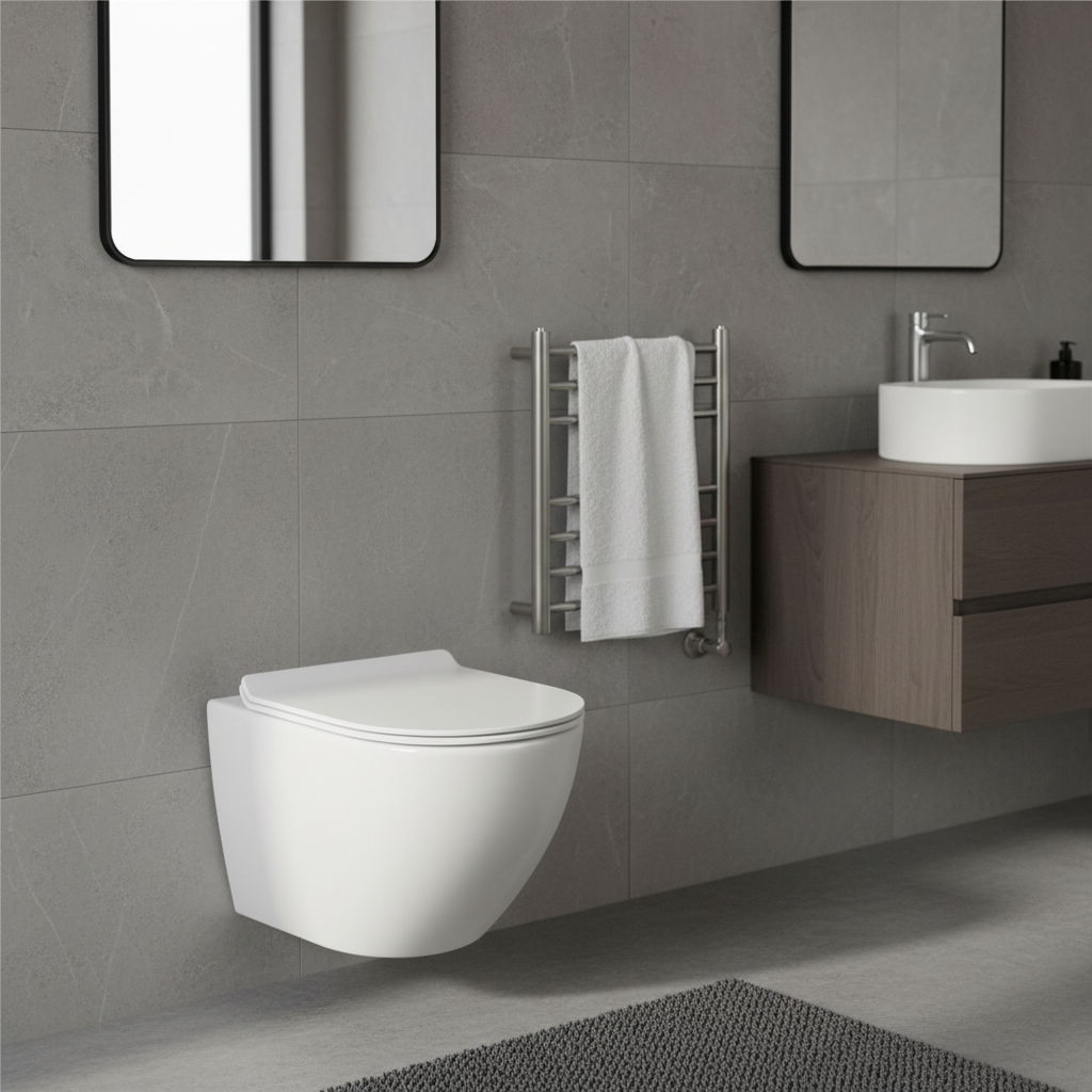 Vas WC Suspendat Slate White 49 x 37 x 36 CM